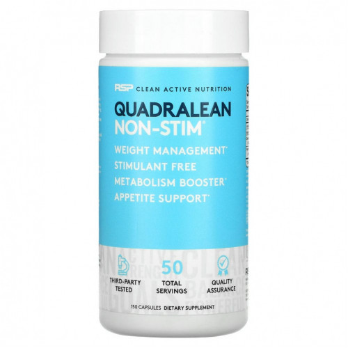 RSP Nutrition, QuadraLean Non-Stim, 150 Capsules