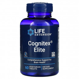 Life Extension, Cognitex Elite, 60 вегетарианских таблеток