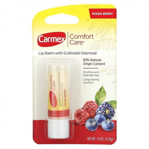 Carmex, Бальзам для губ Comfort Care, смесь ягод, 4,25 г (0,15 унции)