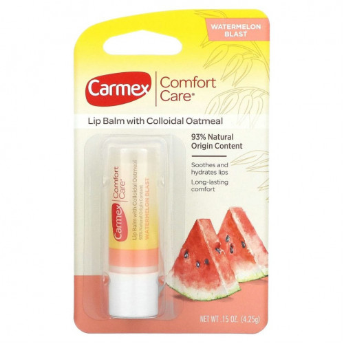 Carmex, Бальзам для губ Comfort Care, арбузный взрыв, 4,25 г (0,15 унции)