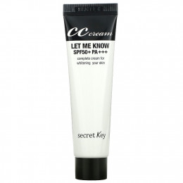 Secret Key, Let Me Know, CC-крем, SPF 50+, PA+++, 30 мл (1,01 жидк. унции)