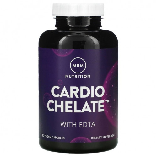 MRM, Cardio Chelate с ЭДТК, 180 веганских капсул