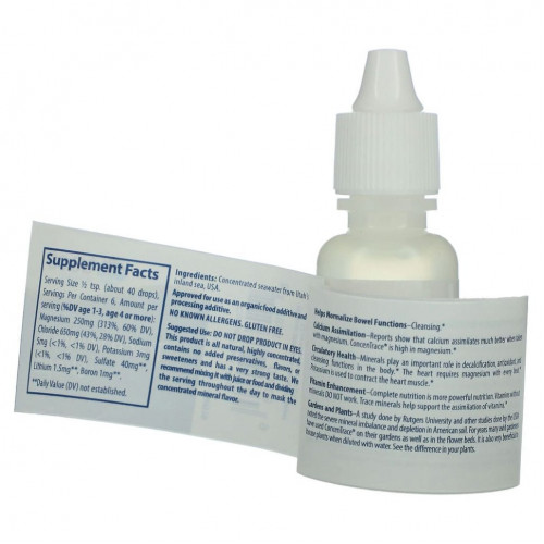 Trace Minerals ®, ConcenTrace Trace Mineral Drops, 0.5 fl oz (15 ml)