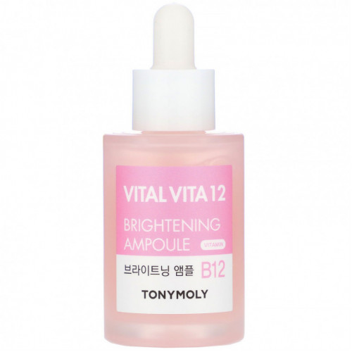 Tony Moly, Vital Vita 12, осветляющая ампула с витамином B12, 30 мл (1,01 жидк. Унции)