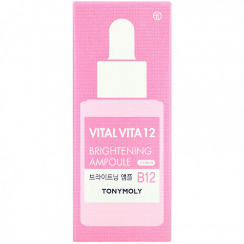 Tony Moly, Vital Vita 12, осветляющая ампула с витамином B12, 30 мл (1,01 жидк. Унции)