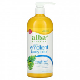 Alba Botanica, Very Emollient, интенсивный смягчающий лосьон для тела, максимальная формула, 907 г (32 унции)