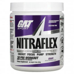 GAT, Sport, Nitraflex, виноград, 309 г (10,9 унции)