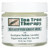 Tea Tree Therapy, Эвкалиптовая мазь - растирка для груди, 2 унции (57 г)