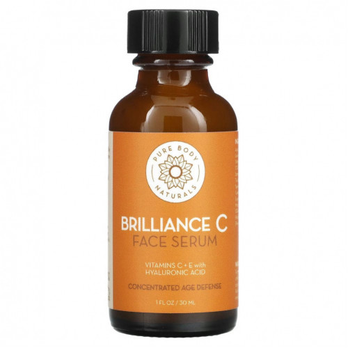 Pure Body Naturals, Brilliance C, сыворотка для лица, 30 мл (1 жидк. унция)