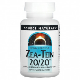 Source Naturals, Zea-Tein 20/20, 60 вегетарианских капсул