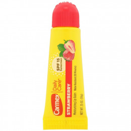 Carmex, Бальзам для губ Daily Care, клубника, SPF 15, 10 г (0,35 унции)