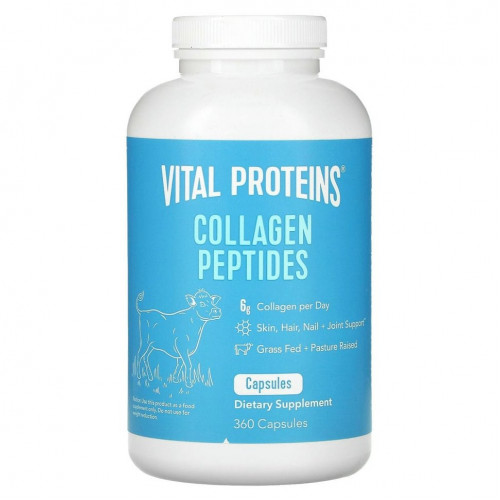 Vital Proteins, пептиды коллагена, 360 капсул