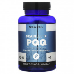 NaturesPlus, BrainCeutix, пирролохинолинхинон (PQQ), 20 мг, 60 капсул