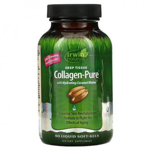 Irwin Naturals, Collagen-Pure, Deep Tissue, 80 гелевых капсул