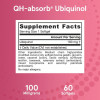 Jarrow Formulas, убихинол QH-Absorb, 100 мг, 60 мягких таблеток