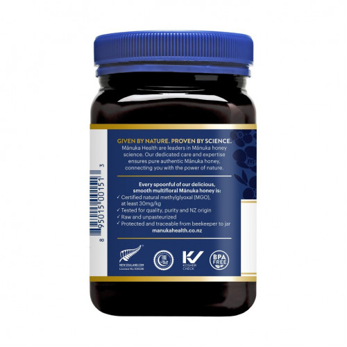 Manuka Health, Смесь меда манука, MGO 30+, 500 г (1,1 фунта)