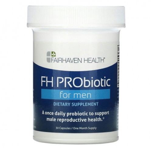 Fairhaven Health, FH PRObiotic для мужчин, 30 капсул