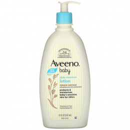 Aveeno, Baby, увлажняющий лосьон для ежедневного применения, без отдушки, 532 мл (18 жидк. унций)