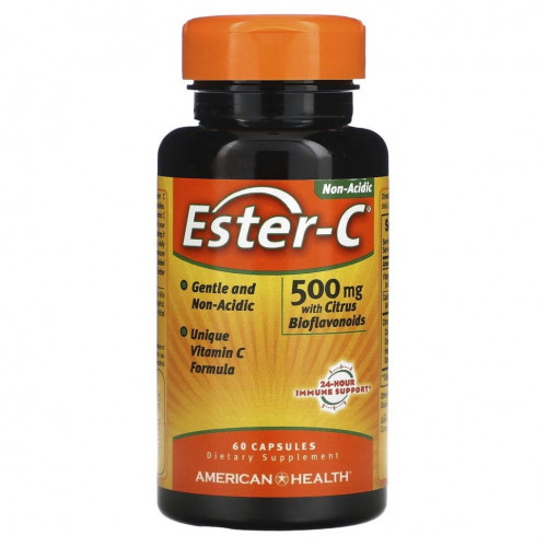 American Health, Ester-C, 500 мг, 60 капсул