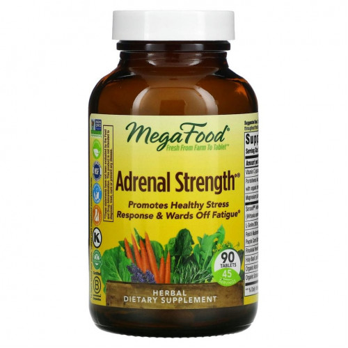 MegaFood, Adrenal Strength, 90 таблеток