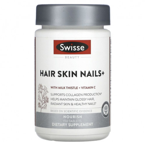 Swisse, Ultiboost, добавка для здоровья волос, кожи и ногтей Hair Skin Nails+, 150 таблеток