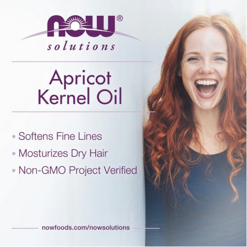 NOW Foods, Solutions, Apricot Oil, 16 жидких унций (473 мл)