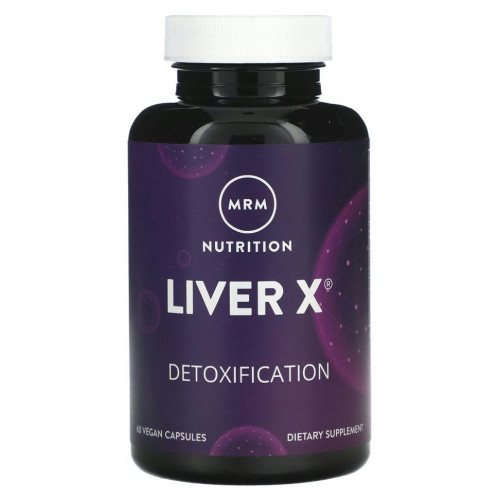 MRM, Nutrition, Liver X, 60 веганских капсул