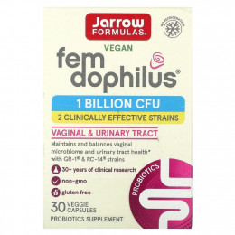 Jarrow Formulas, Fem Dophilus для женщин, 30 растительных капсул