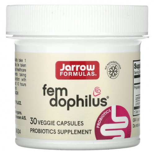 Jarrow Formulas, Fem Dophilus для женщин, 30 растительных капсул