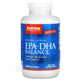 Jarrow Formulas, EPA-DHA Balance, 240 мягких таблеток