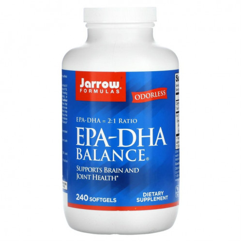 Jarrow Formulas, EPA-DHA Balance, 240 мягких таблеток