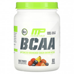 MusclePharm, Essentials, аминокислоты с разветвленной цепью (BCAA), фруктовый пунш, 516 г (1,14 фунта)