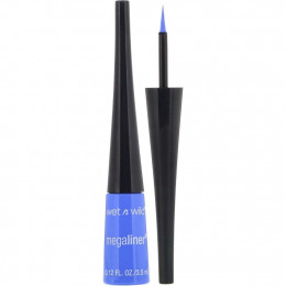 Wet n Wild, Жидкая подводка для глаз MegaLiner, цвет Voltage Blue, 3,5 мл