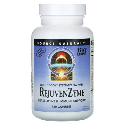 Source Naturals, RejuvenZyme, 120 капсул