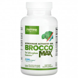 Jarrow Formulas, BroccoMax, 120 растительных капсул с отсроченным высвобождением