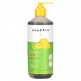 Alaffia, Everyday Coconut, шампунь и гель для душа, подходит для младенцев и детей постарше, кокос и ромашка, 475 мл (16 жидк. унций)