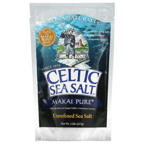 Celtic Sea Salt, Makai Pure, нерафинированная морская соль, 227 г (1/2 фунта)