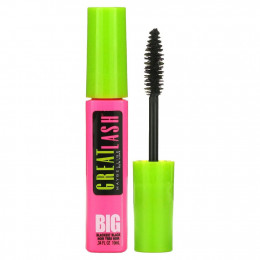 Maybelline, Тушь для ресниц Great Lash Big, оттенок 130 угольно-черный, 10 мл