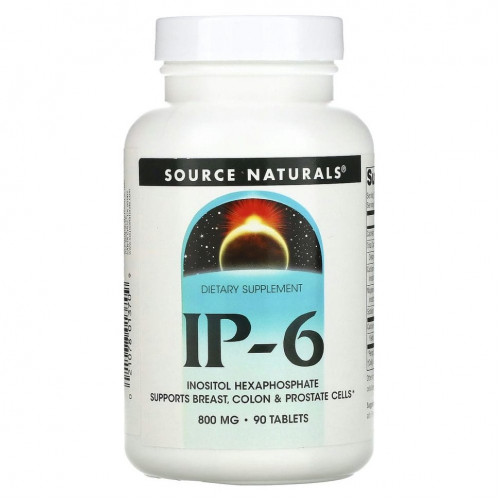 Source Naturals, IP-6, 800 мг, 90 таблеток