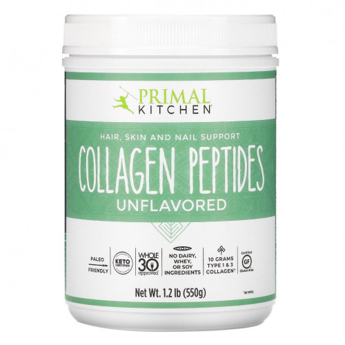 Primal Kitchen, Collagen Peptides, Unflavored , 1.2 lb (550 g)