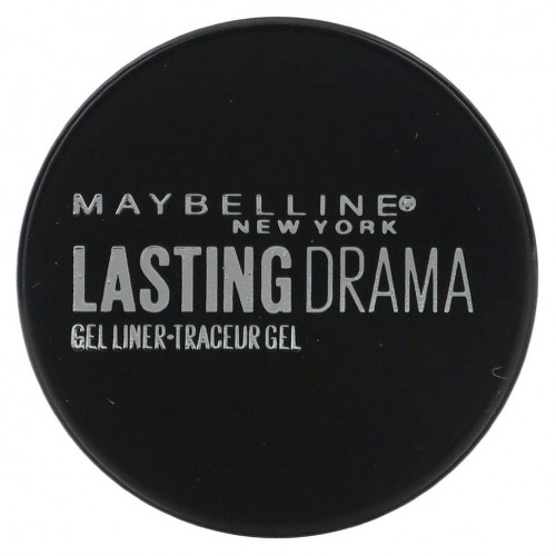 Maybelline, Гелевая подводка для глаз Eye Studio, Lasting Drama, угольно-черный цвет, 3 г