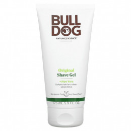 Bulldog Skincare For Men, гель для бритья с натуральными компонентами, 175 мл (5,9 жидк. унций)