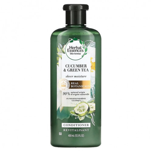 Herbal Essences, Увлажняющий кондиционер Sheer, огурец и зеленый чай, 400 мл (13,5 жидк. Унции)