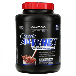 ALLMAX Nutrition, Classic AllWhey, 100% Whey Protein, 100% сывороточный протеин, шоколад, 2,27 кг (5 фунтов)