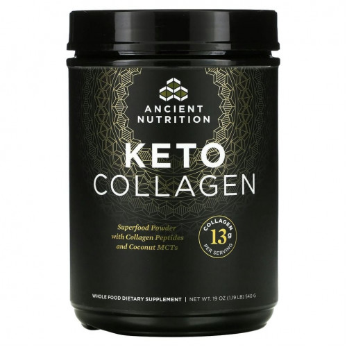 Dr. Axe / Ancient Nutrition, Keto Collagen, 540 г (1,19 фунта)