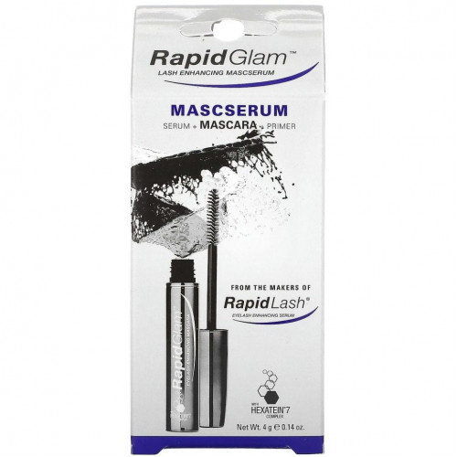 RapidLash, RapidGlam, тушь-сыворотка, 4 г (0,14 унции)