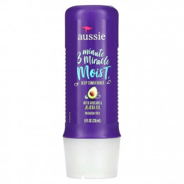 Aussie, 3 Minute Miracle Moist, кондиционер для глубокого увлажнения с авокадо и австралийским маслом жожоба, 236 мл (8 жид. унций)