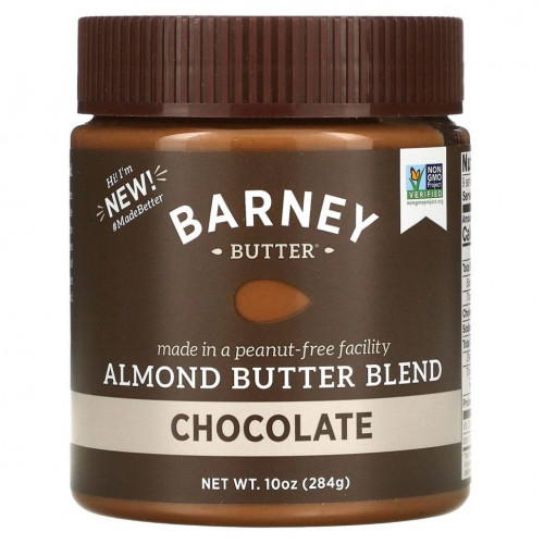 Barney Butter, Barney Butter, Almond Butter Blend, Chocolate, 10 oz (284 g)