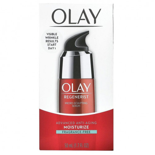 Olay, Regenerist, микромоделирующая сыворотка, без отдушек, 50 мл (1,7 жидк. унции)