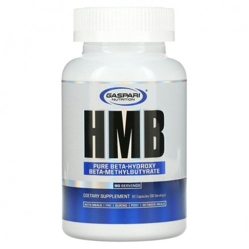 Gaspari Nutrition, HMB (гидроксиметилбутират), 90 капсул